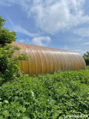 Rezervor fibra de sticla orizontal ingropati 40 mc diam .3000 mm L=6162 mm