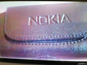 Toc de telefon gros de piele naturala nokia
