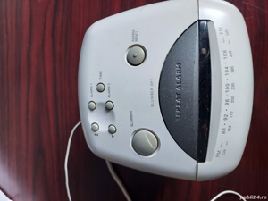 ceas cu dubla alarma si cu radio Philips - imagine 5