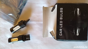 Bec stop led T20  21/5w rosu - imagine 5