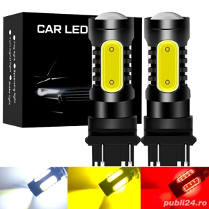 Bec stop led T20  21/5w rosu - imagine 2