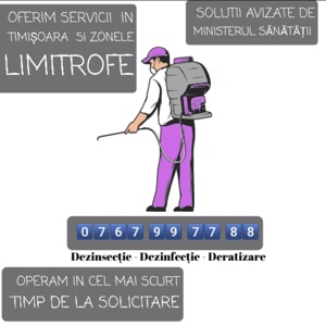 Servicii dezinsecție  dezinfectie si deratizare 