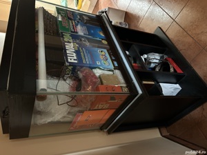 Ansamblu - Acvariu din geam cristal de10 mm, 210 litri, cu capac aluminiu  - imagine 2