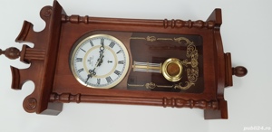 Vand ceas de perete cu pendul, MEISTER ANKER  - imagine 3