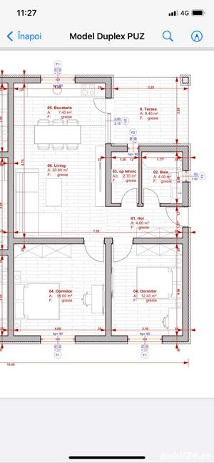 Jumătate Duplex la cheie 95  000  euro - imagine 4