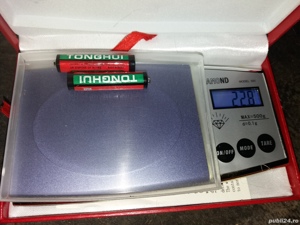 Cantar cantare bijuterii Digi Scale 0.01g 200g afisaj LCD iluminat 2 zecimale. Posibilitate schimbar - imagine 8