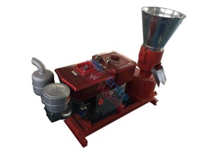 Granulator, presa peleti motor diesel 15CP matrita 200mm EW-6200 - imagine 3