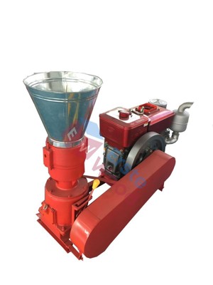 Granulator, presa peleti motor diesel 15CP matrita 200mm EW-6200 - imagine 4