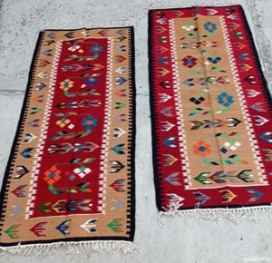 Covorașe din lână naturală,lucrate manual 