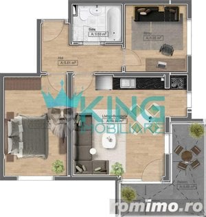 Real Residence | Apartament 3 Camere | Decomandat | Etaj 3 | Centrala Proprie