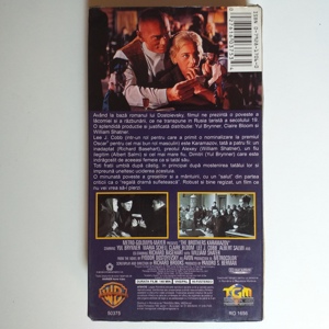 caseta video vechi film artistic Fratii Karamazov dupa romanul lui Dostoievski - imagine 2