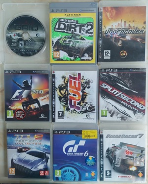 [PS3] Vând jocuri cu mașini (nfs, ridge racer, grid, dirt, f1, fuel, gran turismo)