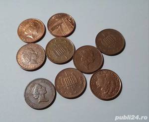 32 monede de 1 și 2 pence cu Elisabeta a II-a - imagine 3