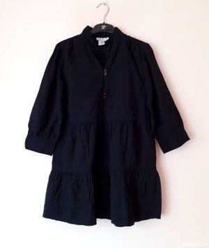 Rochie neagra cu maneci lungi