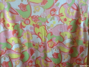 Bluza galbena cu imprimeu floral