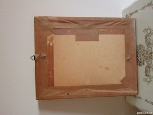 cadou unic tablou Troita pictura acuarela semnat H.Simon Munchen - imagine 2