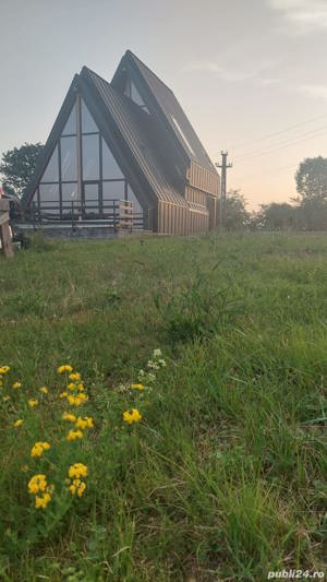 Vând casă de vacanță tip A-frame, exclusivistă, de lux. - imagine 2