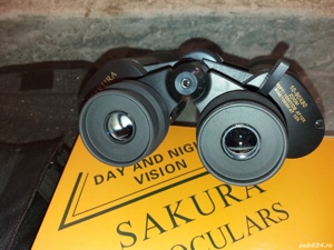 Binoclu japonez Sakura zoom antireflex, vanatoare, pescuit, excursii, 10-90x80 diametrul obiectiv 80