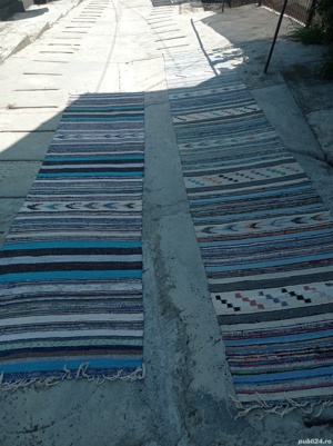 Preșuri tesute în război, lucrate manual. - imagine 2