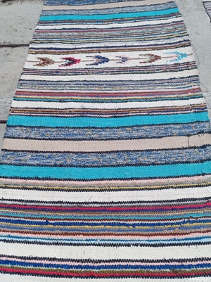 Preșuri tesute în război, lucrate manual. - imagine 3