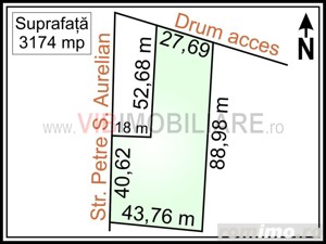 Baneasa - Sisesti, Strada Petre Aurelian, teren intravilan, suprafata 3.174 mp - imagine 4