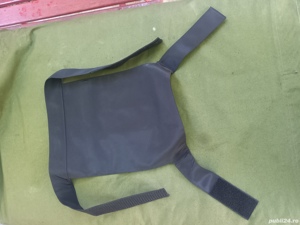 Geanta, rucsac borseta artizant piele textil  - imagine 9