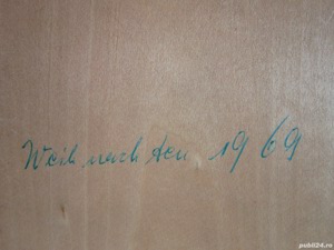 cadou rar Maini de rugaciune sculptura lemn colectie Durer Germania 1969 - imagine 3