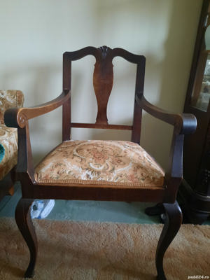 Mobilier sufragerie stil, sculpata din lemn masiv - imagine 3