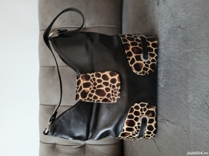 Geanta de umăr din piele naturala 