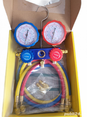 Manometru pentru freon R410A,R32,R134A,R404A, instalatii climatizare - imagine 2