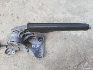 maneta frana de mana din piele vw golf 5