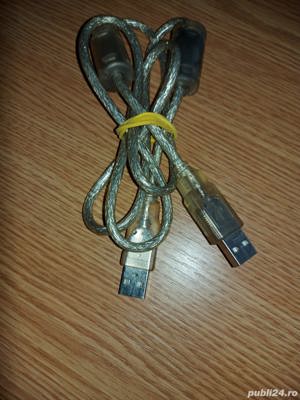 Cablu ecranat  cu 2 USB - uri   TATA - TATA - imagine 6