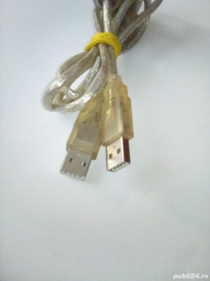Cablu ecranat  cu 2 USB - uri   TATA - TATA