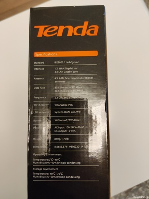 Router Wireless Gigabit TENDA AC10, Dual-Band, 300 + 867 Mbps, negru - imagine 5
