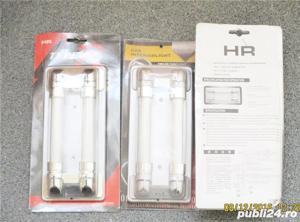 Lampa 12V-24V led rosu cu alb-galben, marker din cauciuc lumini de semnalizare pentru camion tir rul - imagine 8