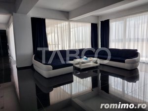 Penthouse de inchiriat 244 mp modern mobilat si utilat terasa Sibiu - imagine 19