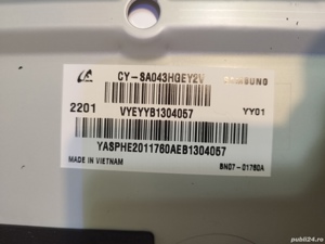 samsung ue43au8005k,bn44-01109a,bn41-02844e - imagine 9