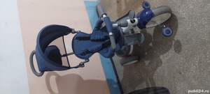 Tricicleta copii COCCOLLE EVO,albastru inchis - imagine 4