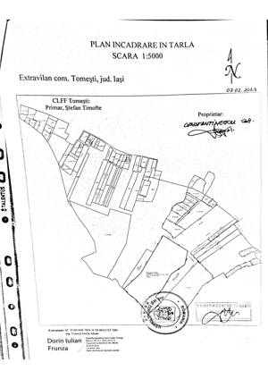 Teren extravilan in sat Vladiceni ,comuna Tomesti,judetul Iasi - imagine 2