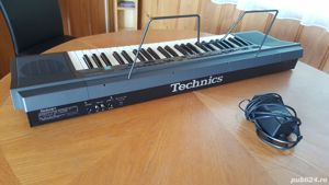 Orga clapa pian Technics PCM SX-K50 Casio Yamaha expander sintetizator Pedala acustica pe jack 6.3mm - imagine 3