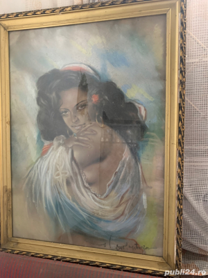 Tablou in ulei, semnat, arta vintage