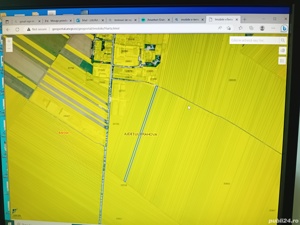 Teren intravilan industrian  16.500 mp , Deschidere 27 ml 
