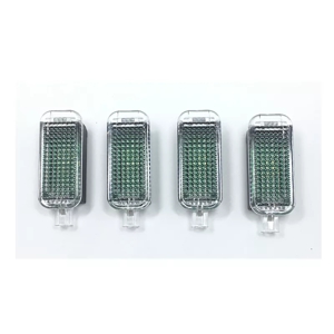 Set 4 lampi led + cablaj retrofit lumini picioare footwell lights VW Passat B6, B7, CC, Golf 5, 6 - imagine 5