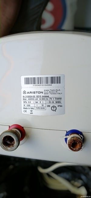 Vând boiler electric