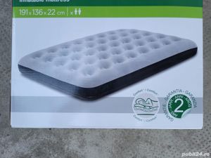 Vand Saltea gonflabila 191x137x22 cm, 2 persoane NOUA Pret 99 Lei - imagine 5