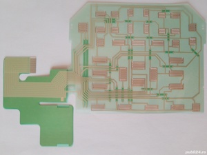 Folie contacte tastatura  pentru osciloscop FLUKE 192 /196 /199   - imagine 2