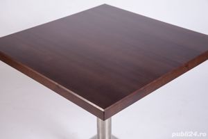 Blaturi mese restaurant lemn masiv - imagine 4