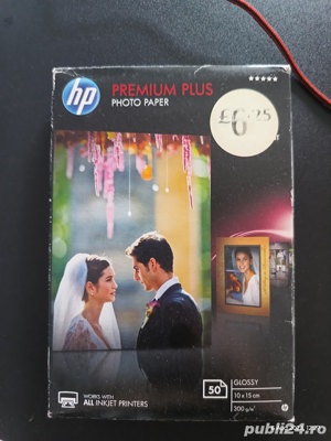Hartie fotografie HP Premium Plus Photo Paper CR695A Photo paper 10 x 15 cm 300 g m  50 sheet Glossy