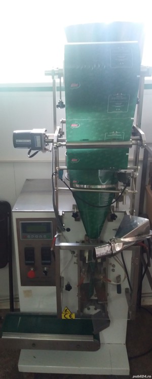 Masina automata de ambalat pliculete cu lipire pe 3 laturi= model KP240G granulate si KP240 vascoase - imagine 2