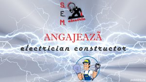 ANGAJĂM!!! -Electrician Constructor doar din Bihor